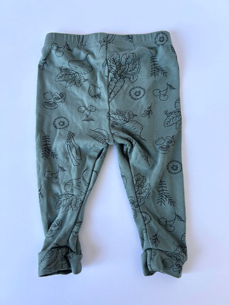 Little and Lively Veggie Leggings • 3-6 months