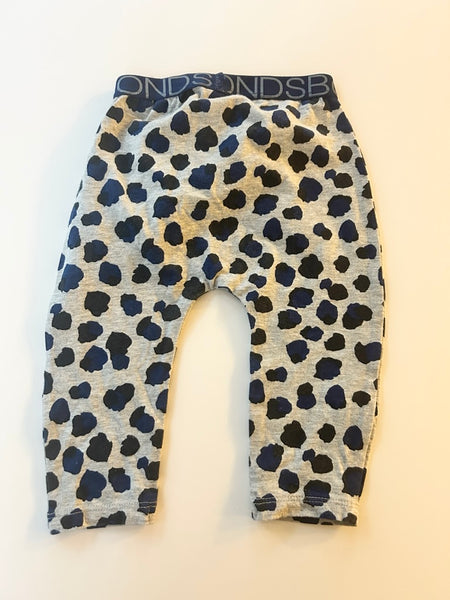 Bonds Blue Leopard Print Leggings • 6-12 months *