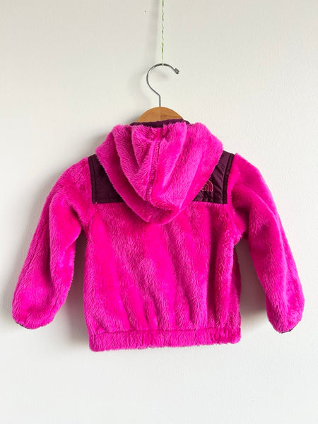The North Face Pink Oso Zip Fuzzy Sweater • 6-12 months