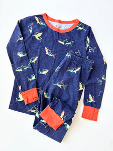 Hatley Shark Jammies • 4-5 years