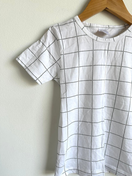 Tiny Cottons Pima Cottton White Box Tee • 4 years