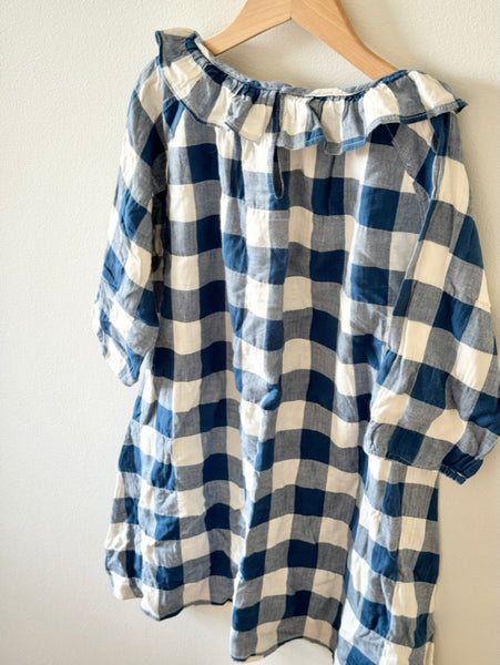 Mabo Nona Gingham Checkered Dress • 7-10 years