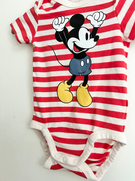 H&M x Disney Mickey Onesie • 2-4 months