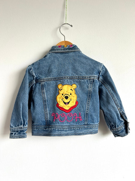 Vintage Pooh Denim Jacket • 1-2 years