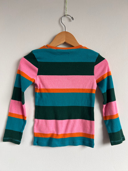 Next Striped Long Sleeve Ribbed Cotton Top • 5 years
