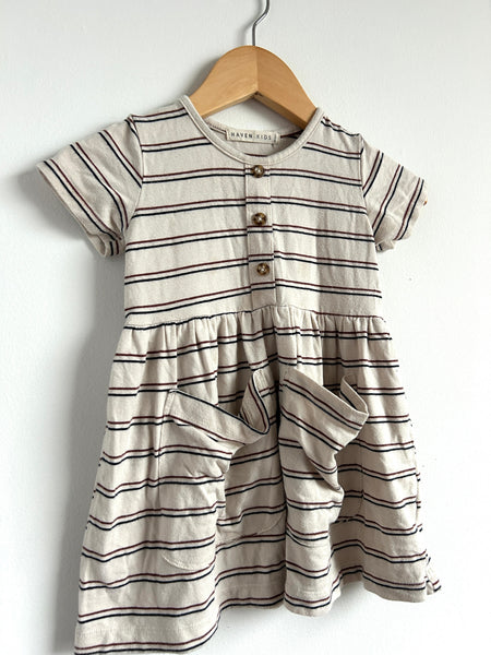 Haven Kids Striped Short Sleeve Top • 18-24 months