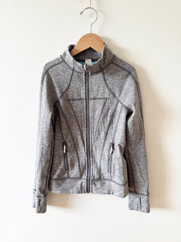 Ivivva Heather Grey Athletic Zip Up • 7 years