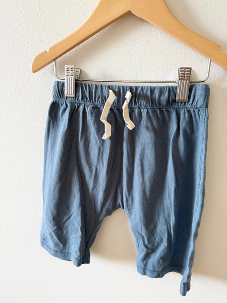 Gray Label Blue Drop Crotch Shorts • 5-6 years