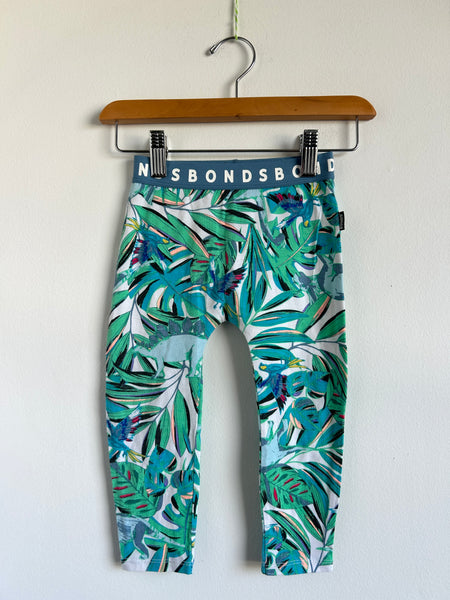 Bonds Blue/Green Parrot/Dinosaur Pants • 18-24 months