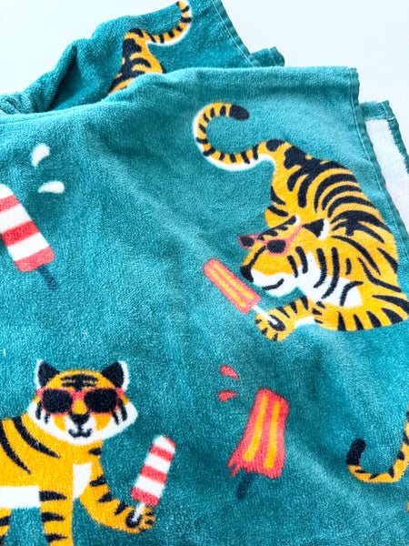 Wonder Co. Tiger Hooded Towel • 3-7 years