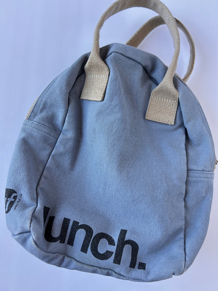 Fluf Blue Cotton Lunch Bag