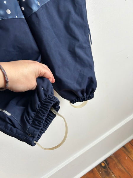 NEW Reima Blue and White with Faux Fur on Hood Snowsuit • 4 years (104cm)