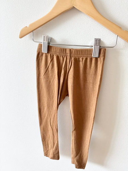 Jax and Lennon Brown Leggings • 12-18 months