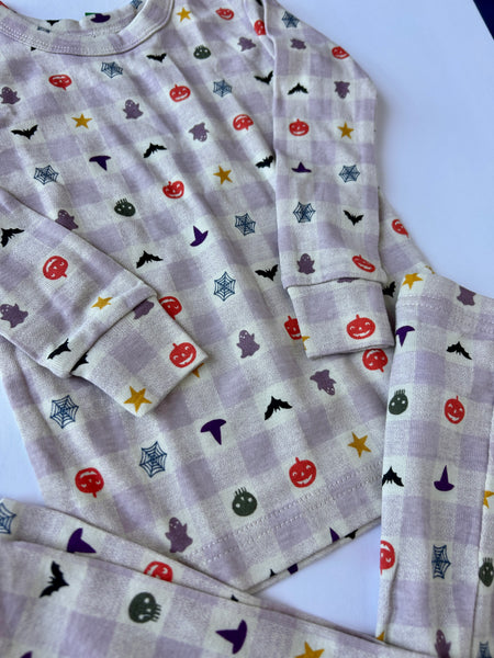 NEW Gap 2pc Halloween Plaid Jammies • 18-24 months