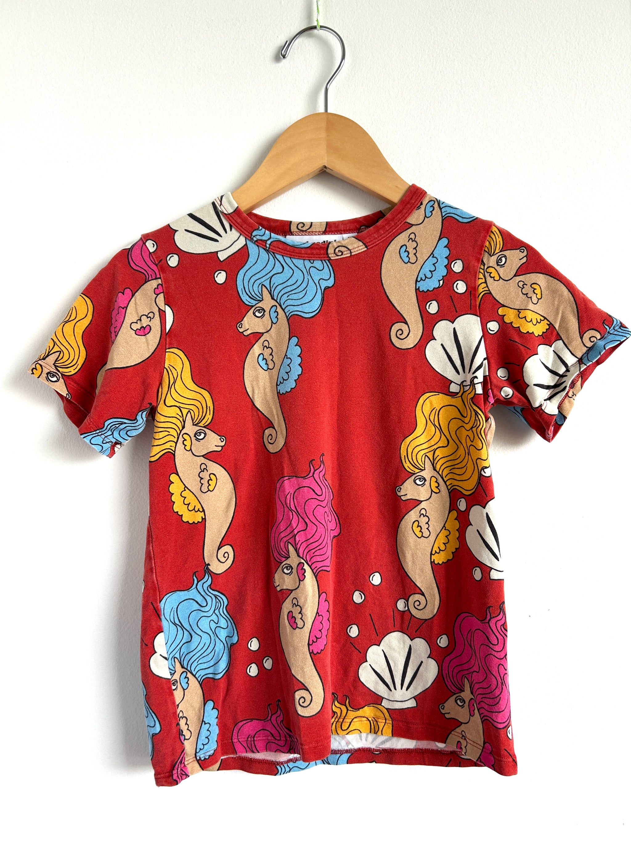 knee length dresses for ladies Mini Rodini Seahorse Dress 80/86 (12-18 Months)  Second Snuggle Preloved