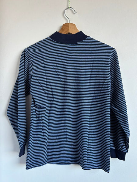 Vintage Mercury Striped Cotton Turtleneck • 8-10 years (XL)