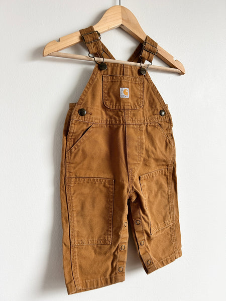Carhartt Brown Overalls • 6-12 months