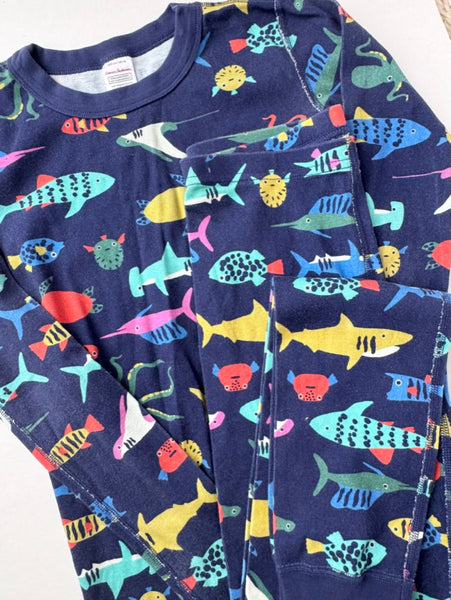 Hanna Andersson Undersea 2pc Jammies • 12-14 years