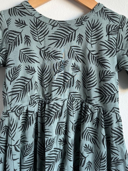 Little and Lively Blue Fern Dress • 3-4 years