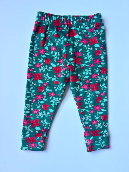 Cat and Jack 2pc Fuzzy Green and Red Set • 18-24 months