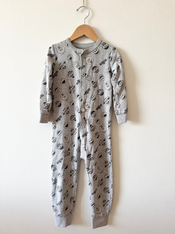 Arborist x Sesame Street Waffle Cotton Romper • 2-3 years