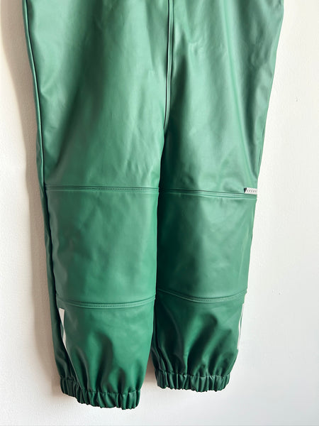 Souris Mini Lined Green Rainpants • 6 years