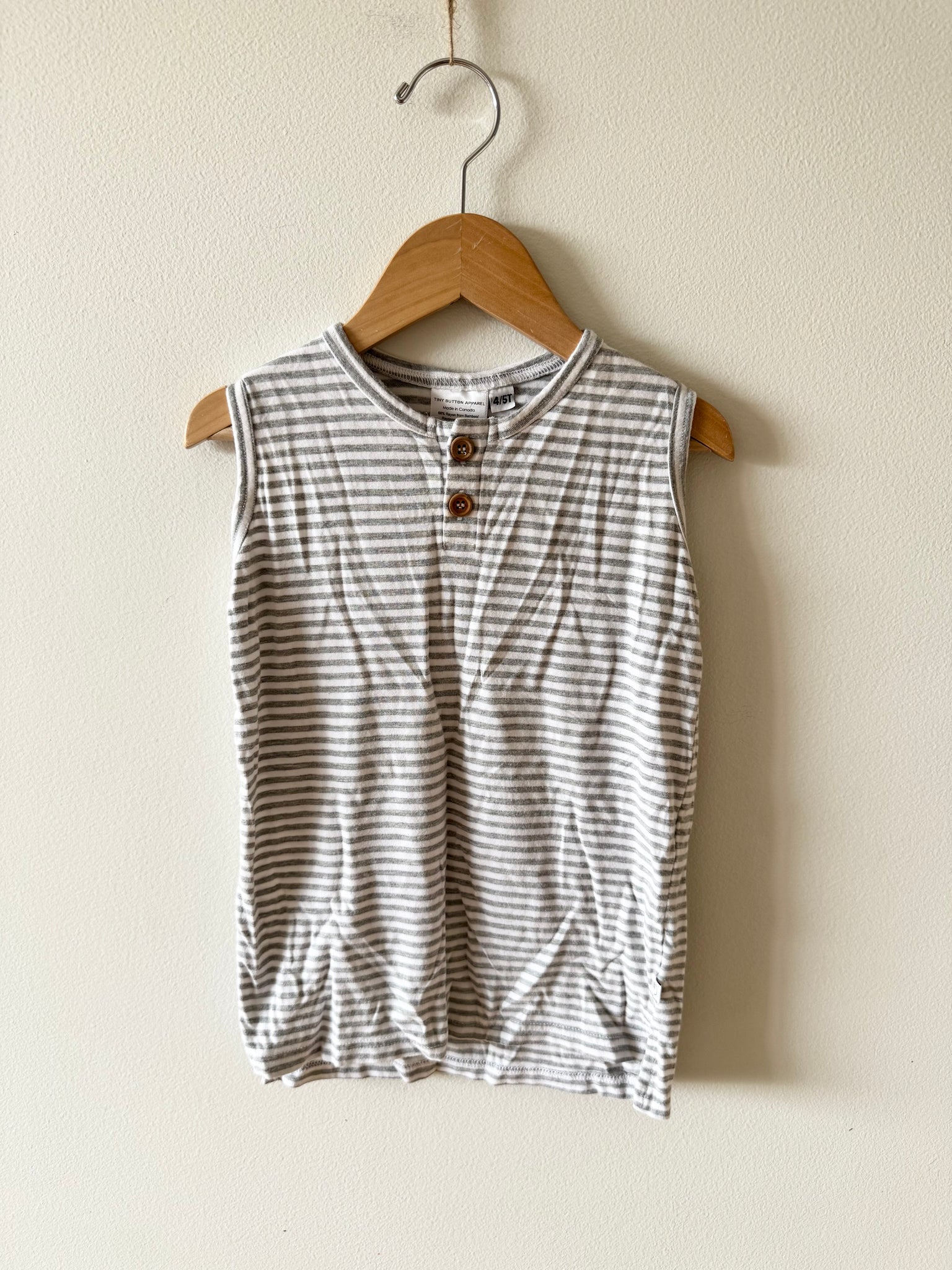 Tiny Button Apparel Striped Tank Top • 4-6 years