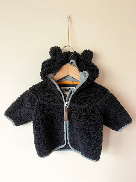 Molo Blue Cozy Jacket • 3-6 months