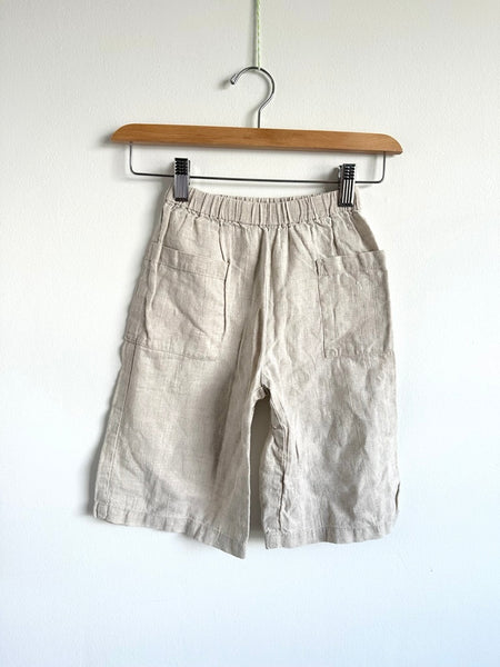 Petits Vilains Wide Leg Linen Culottes • 4-5 years