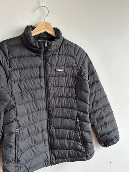 Patagonia Black Down Sweater • 12-14 years