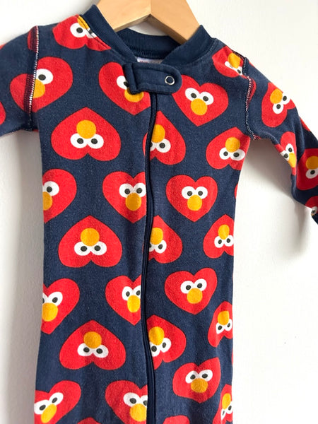 Hanna Andersson x Sesame Street Elmo Romper • 12-18 months