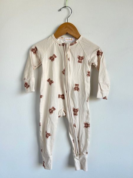 Little and Fern Teddy Bear Romper • 3-6+ months