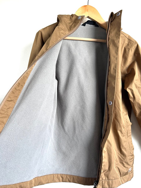 MEC Brown Fleece Lined Rainjacket • 8 years