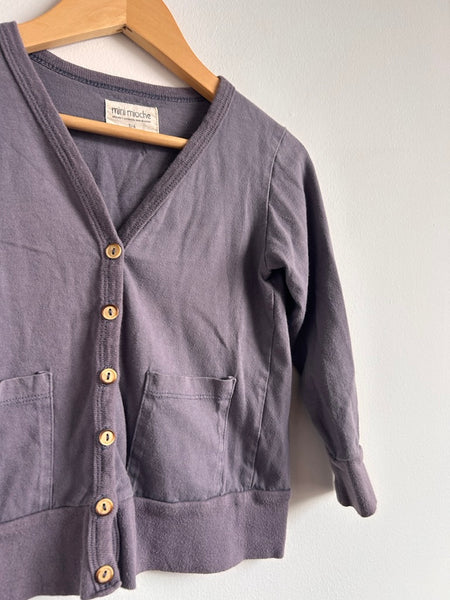 Mini Mioche Purple Cardigan • 3-4 years