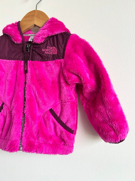 The North Face Pink Oso Zip Fuzzy Sweater • 6-12 months