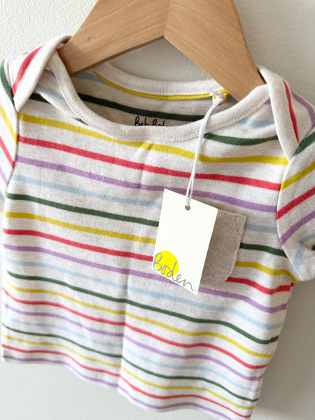 NEW Mini Boden Striped T-Shirt • 3-6 months