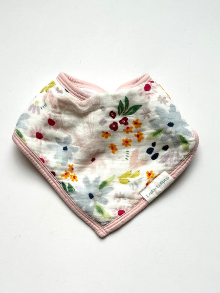 LouLou Lollipop Floral Bib