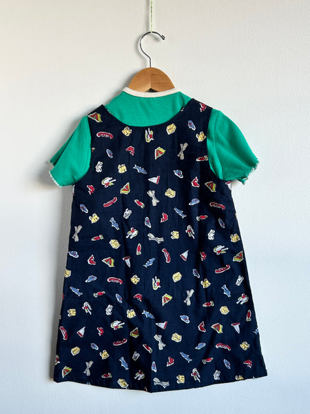 Vintage Kids Only 2pc Dress Set • 5-7 years (medium)