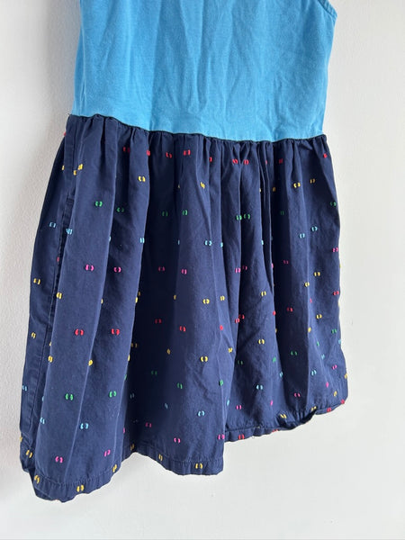 Hanna Andersson Blue Tank Dress • 6-7 years