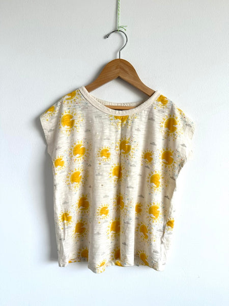 Little Green Radicals Sun Splatter Cut Off Sleeve Tee • 6-7 years
