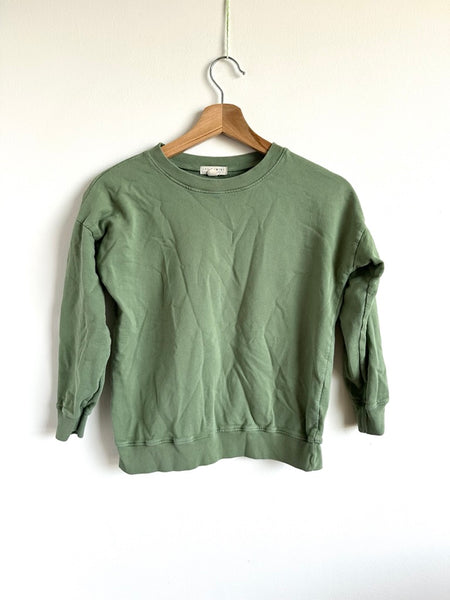 Les Gamins Green Cotton Sweatshirt • 7-9 years