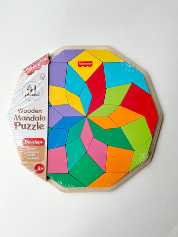 NEW Fisher Price Mandala Wooden Puzzle