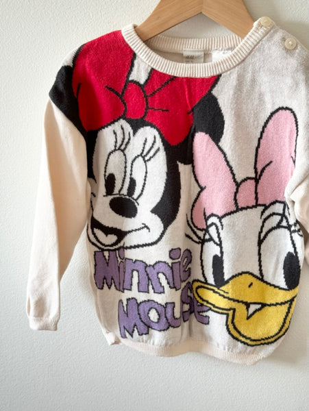 H&M x Disney Knit Minnie Mouse Sweater • 18 - 24 months