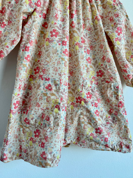 BonTon Floral Patterned Cotton Long Sleeve Dress • 2 years