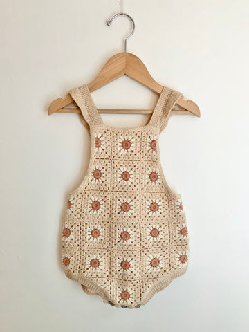 NEW Rylee and Cru Crochet Bubble Romper • 12-18 months