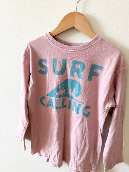 Zara Surf Calling Long Sleeve Top • 4-5 years
