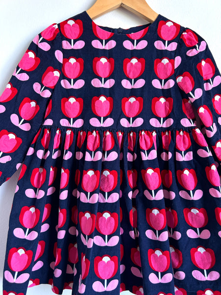 Jacadi Long Sleeve Micro Cord Dress • 4-5 years