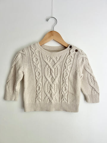 Gap Cable Knit Sweater • 12-18 months