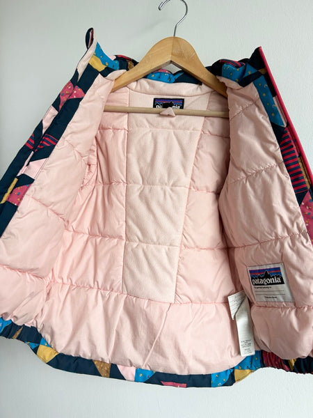 Patagonia Kids Snow Pile Quilt Print Jacket • 5 years