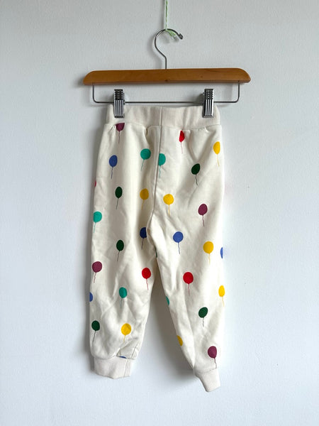 White and Multicoloured Balloon Sweat Pants • 2 years